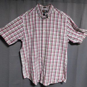 Alexander Julian Men's Short Sleeve Button up Shirt